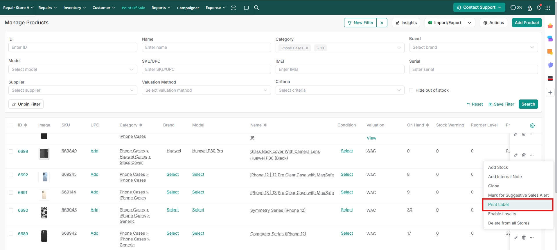 Product List 1