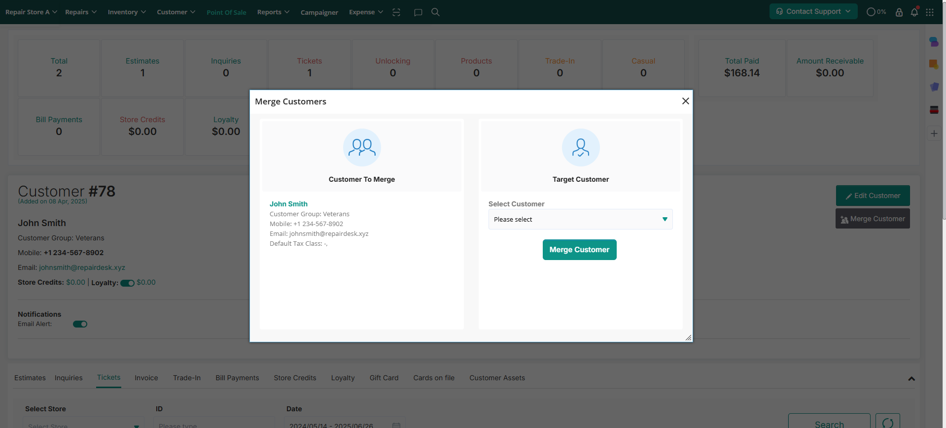 Select Duplicate Profile